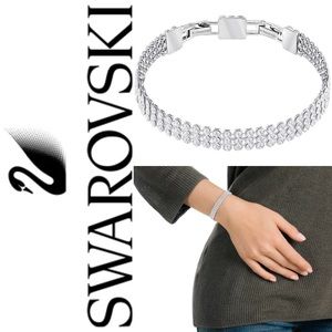 Swarovski 🎀 Fit Bracelet White Palladium Platting